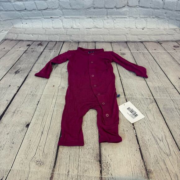 Kickee Pants Orchid Bamboo Footless Romper - Picture 1 of 3